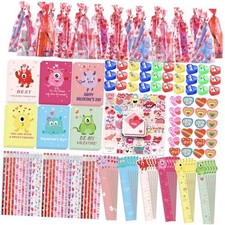 30 Pack Valentines Day Gifts for Kids Classroom School Stationery Set -