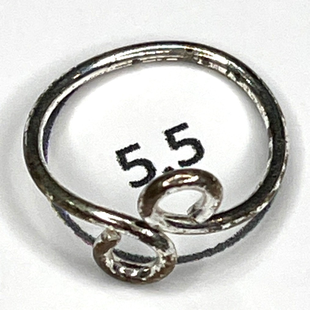 Adjustable Silver Infinity Knot Open Ring Size 5.… - image 2
