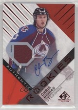 2016-17 SP Game Used Authentic Rookies Red Material Chris Bigras #107 Auto 01g1