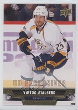 2013-14 Upper Deck UD Exclusives 36/100 Viktor Stalberg #340 xp6