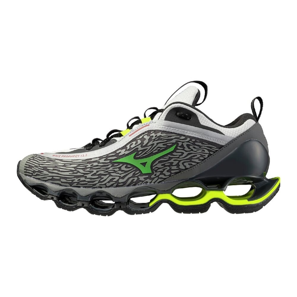 MIZUNO WAVE PROPHECY 13.2 D1GA2613 01 Light Gray Green Lime yellow