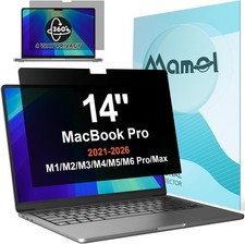 MacBook Pro 14 Inch 360 Privacy Screen 2021-2026 with Anti Glare Blue Light F