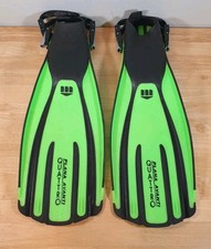 Mares Plana Avanti Quattro grün ABS Tauchflossen offener Absatz Größe Regular