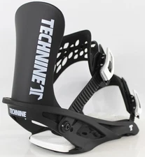 Technine Icon Classic Snowboard Bindings, Large (US Men's 9-13) Black New