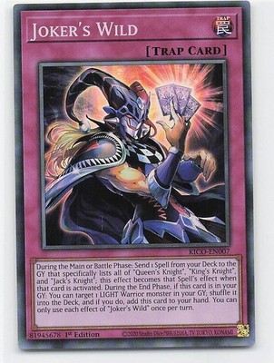 Joker's Wild KICO-EN007 Ultra Rare Yu-Gi-Oh! King's Court 1st Edition Englisch
