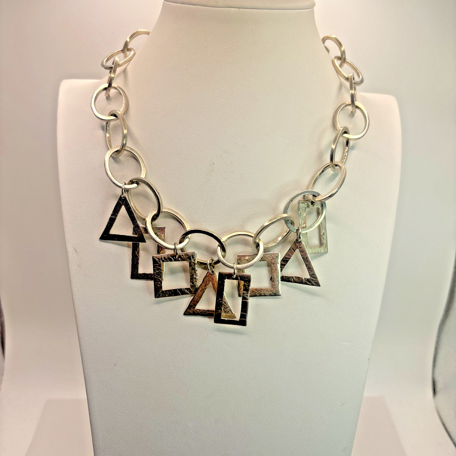 Heavy Solid .925 Sterling Silver Kevin Oliver 17"… - image 1