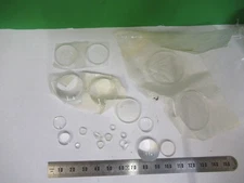 LOT OPTICAL GLASS LENSES ASSORTED LASER OPTICS NICE AS PICTURED U9-A-48