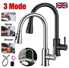 360° Kitchen Sink Mixer Taps Pull Out Spout Spray Single Lever Modern Mono Tap🏠
