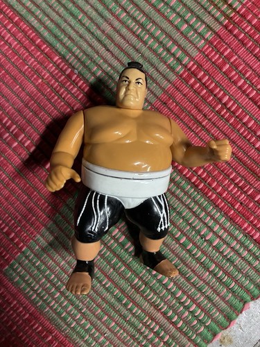 WWF Hasbro Series 11 Yokozuna Green Card READ DESC...