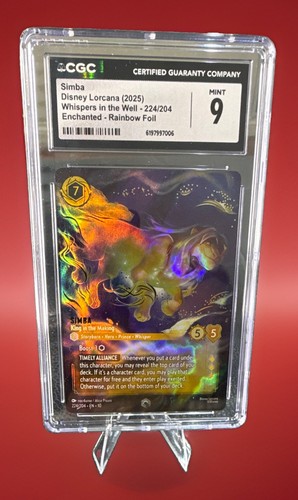 Simba - King in the Making graded CGC 9 for sale on eBay