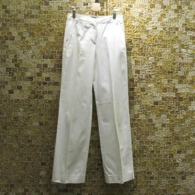 D&G Dolce & Gabbana Cotton Chino Slacks Pants White Lined Size 26/40 DG1225549