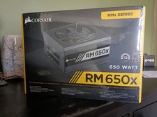 Image of Corsair, RM650x, 650 Watt, 80+Gold, Premium Gaming Power Supply Unit PSU unused 