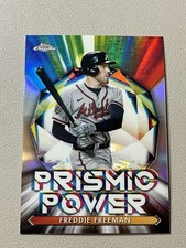 2021 Topps Chrome Baseball Prismic Power #PP-8 Freddie Freeman