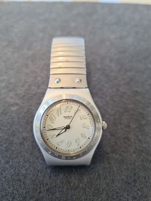 Swatch Swiss Irony Aluminium Vintage Quartzuhr Läuft