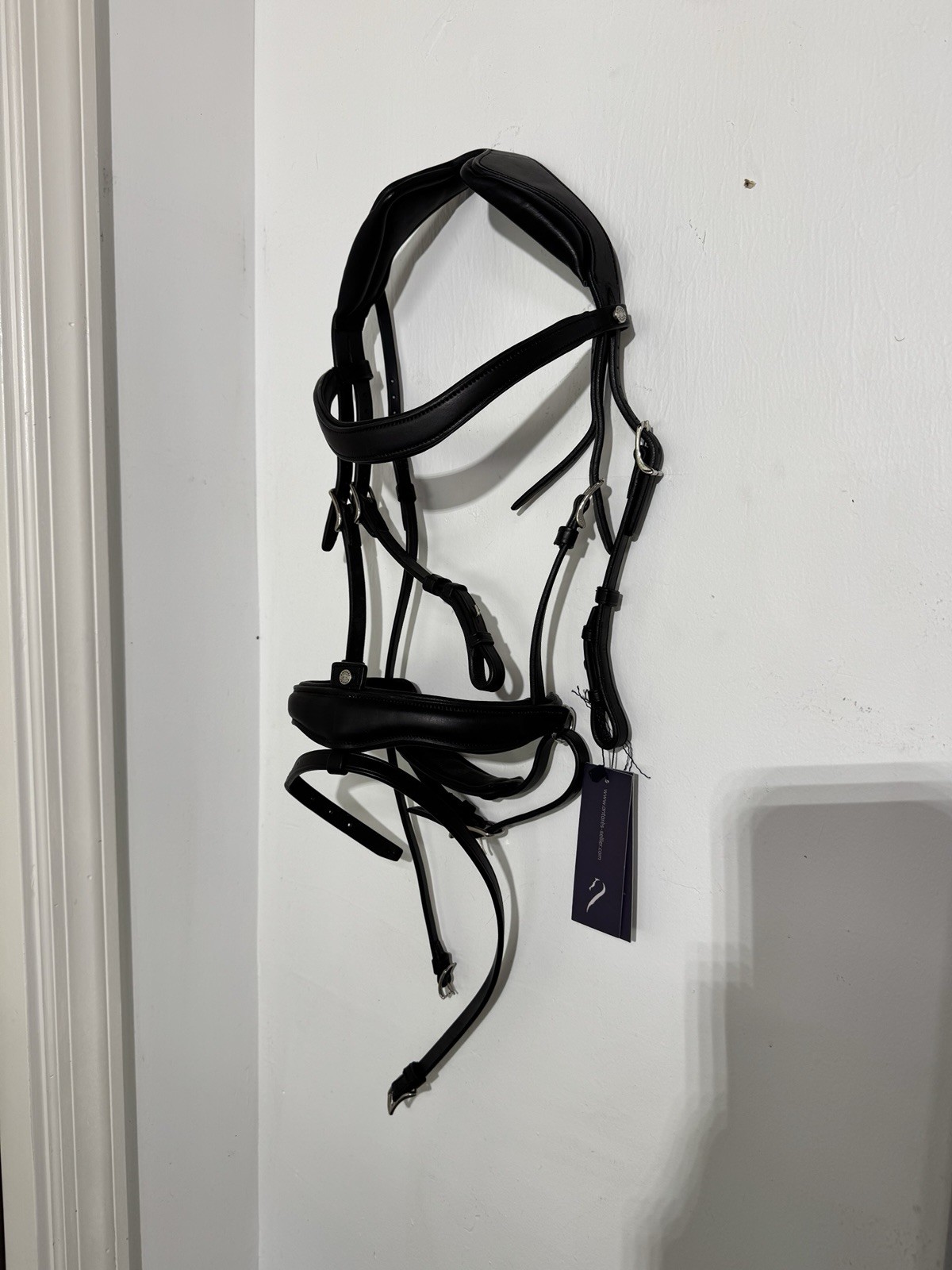 Antares Precision Large Crank Noseband Anatomic Bridle - Black NWT Size 1
