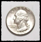 1940-P WASHINGTON QUARTER Bright White Lustrous Choice   #19D77 .900 FINE SILVER