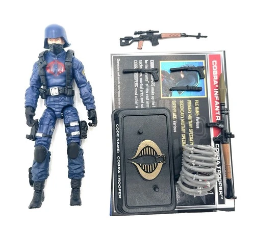 Hasbro G.I.Joe 50th Anniversary Cobra Trooper Loose Complete 3.75" #2