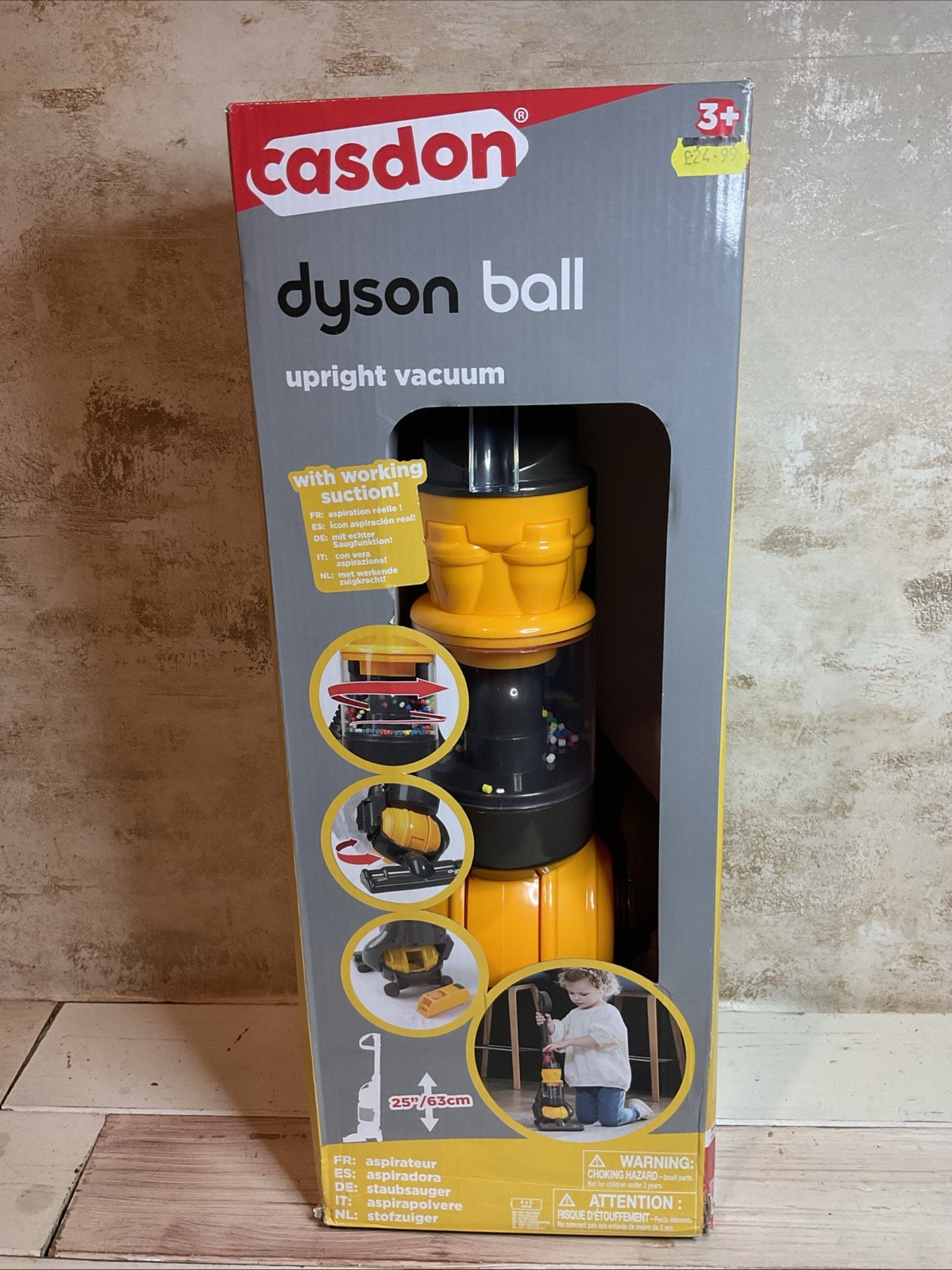Casdon Dyson Ball Upright Vacuum Toy. Age 3+, New / Boxed.
