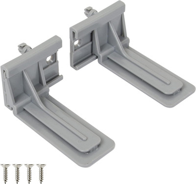 Rear Mounting Brackets for Undermount Drawer Slides | 1 Pair (2 Pcs) | Face Fram