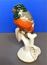 Porzellan Figur, Vogel Zeh Scherzer Antik Jugendstil ☀️☀️☀️☀️☀️