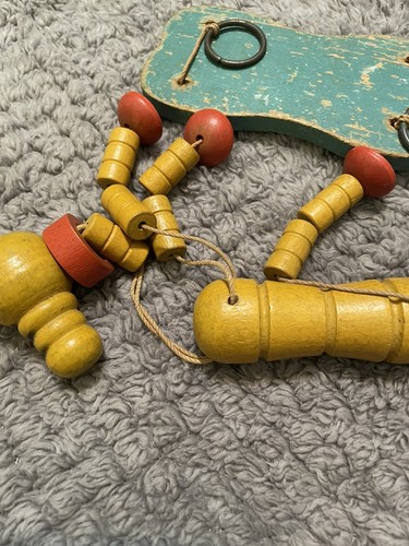 Vintage 1930's-40's Disney Pluto Pop Up Toy Wooden Puppet Dog! - Picture 3 of 10