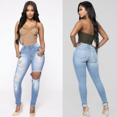 Fashion Nova Distressed Skinny Jeans NWT Juniors Sz 3 | eBay