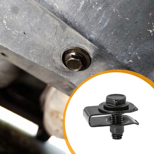 Bolt&U-nut Clip M6 Engine Shield Bumper Fender Liner Retainer Fastener Screws - Picture 12 of 12