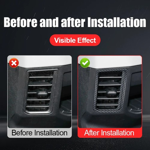 For 22-24 Toyota Tundra Sequoia rear air conditioning outlet decoration frame - Picture 3 of 8