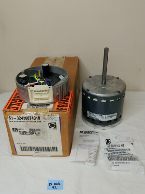 Source 1 S1-32436074319 MTR, BLW, PRGRM, 3/4 HP, EON, ECM New-Old Stock
