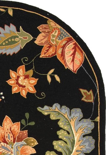 Safavieh Chelsea BLACK 7'-6" X 9'-6" Oval Area Rug - HK306B-8OV - Picture 3 of 3