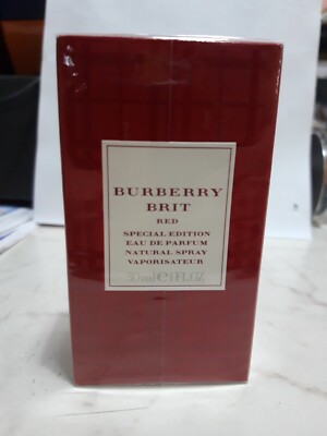 Burberry Brit Red Special Edition Woman Edp 30ml Zellophanat nicht auffindbar 