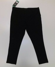 MARIO SERRANI ITALY Womens Legging Pants Slacks Black High Compact Knit M NWT