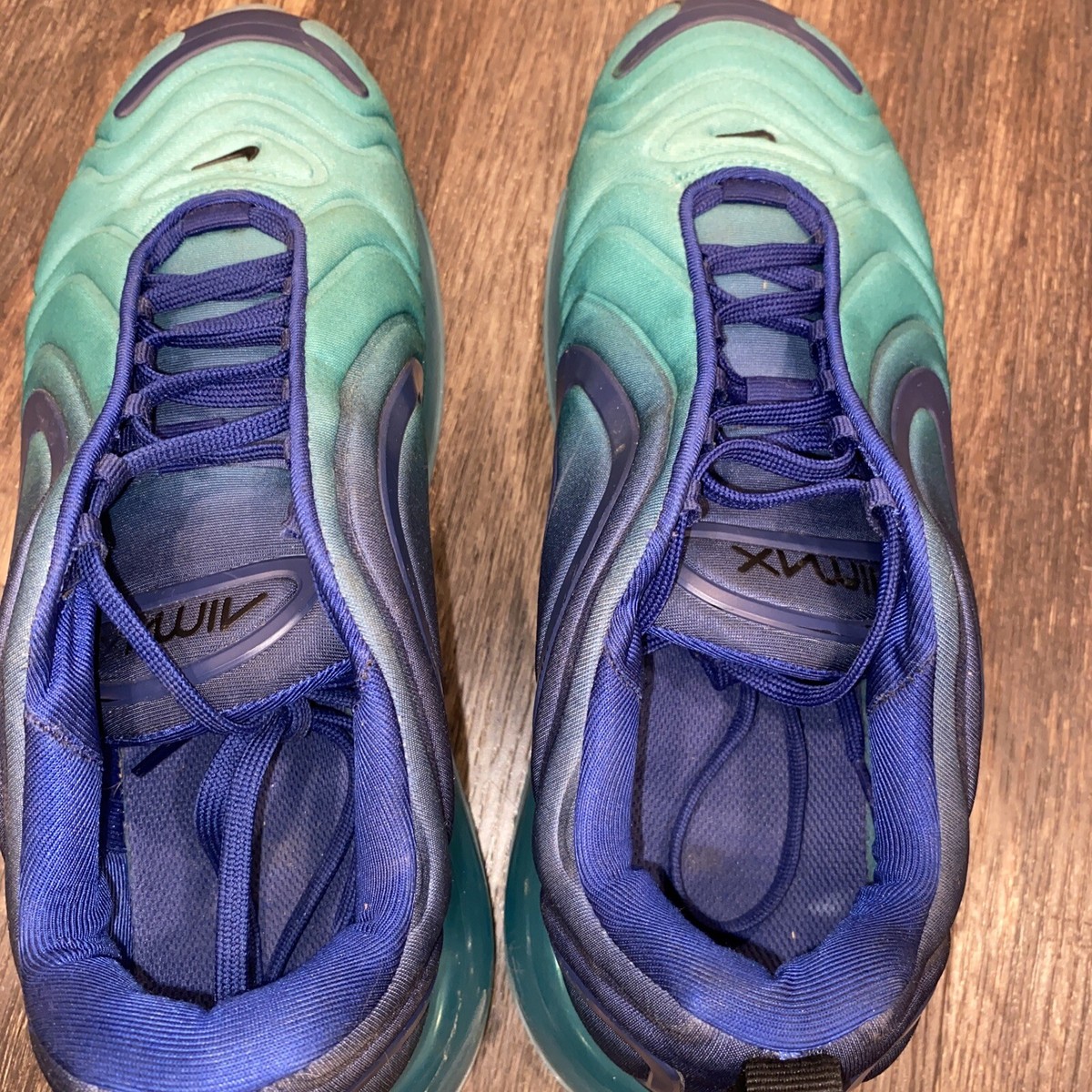Nike Air Max 720 Running Shoes Sea Forest Royal Blue AO2924-400