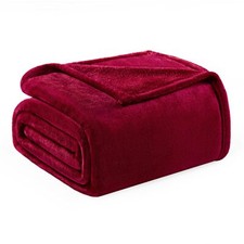 Fleece Blanket Queen Size for Bed Super Soft and Warm All Season Use Cozy Plu...