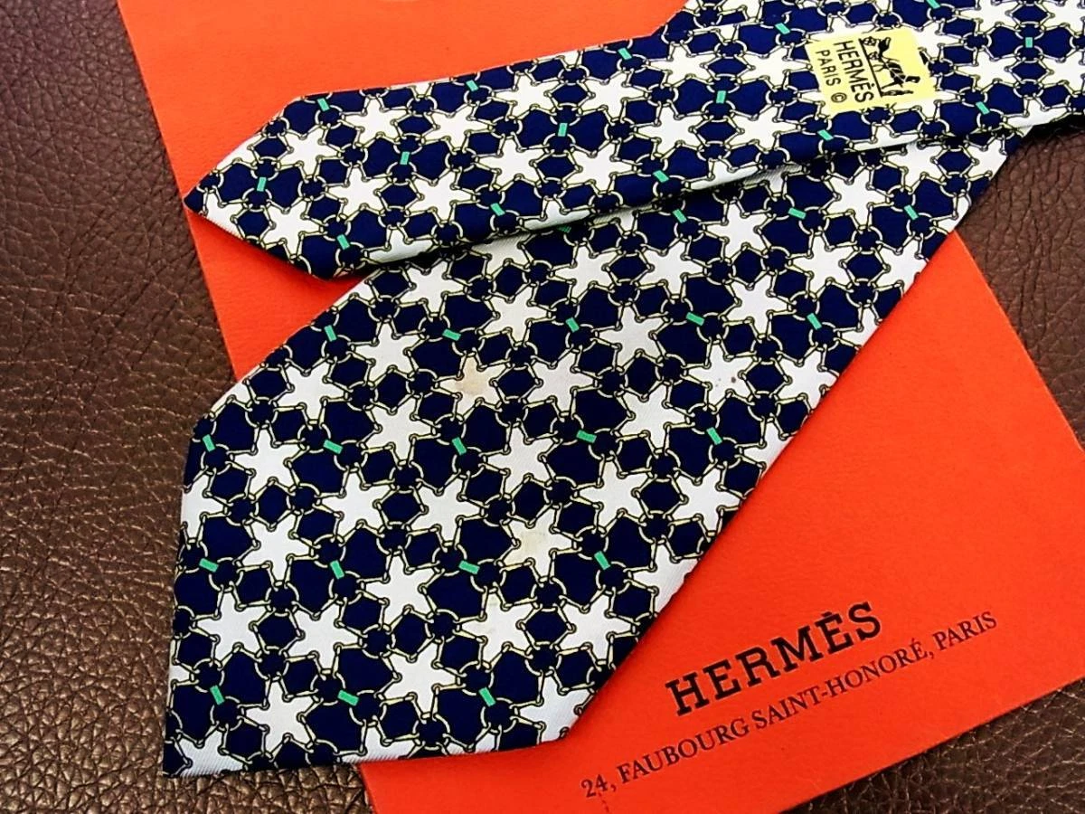 HERMÈS Cravatta uomo HERMES Francia vera seta cravatta abito classico lusso multicolore T97