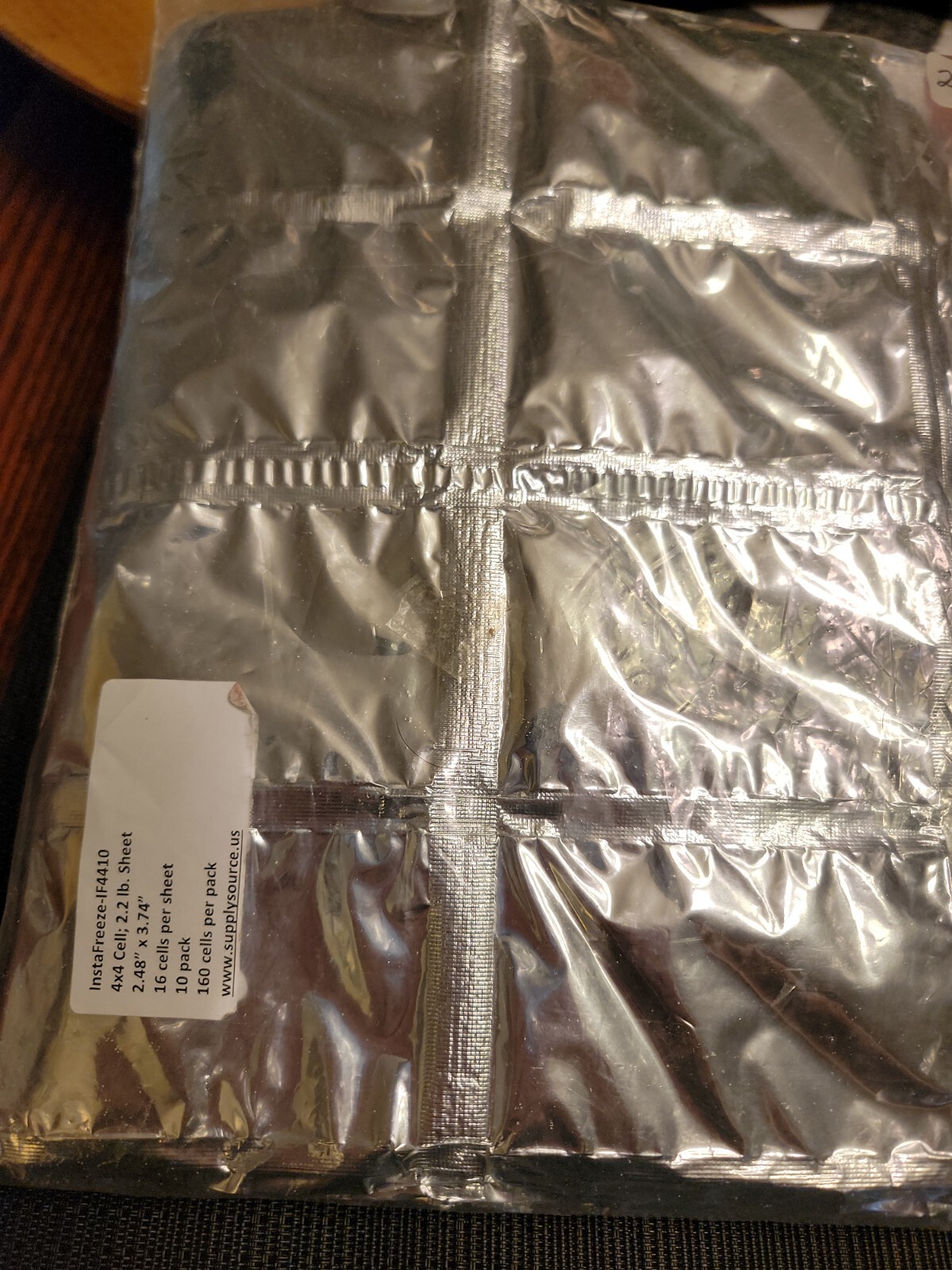 Insta Freeze Reusable Ice Pack 16 Sheets Coolers/ Shipping, Stays Cold
