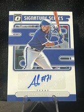 2021 Panini Optic Signature Series Anderson Tejada Autograph Texas Rangers Auto