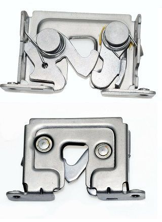 Verrou Capot Métal YINETTECH Loquet De Capot BMW - Compatible E90 E81 E87 E88 - Remplacement 51237115229 51237115228 Loquet Métal Bmw