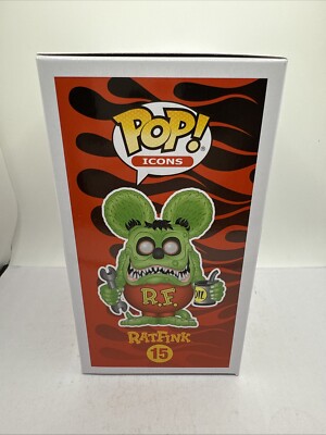 Funko Pop! Vinyl: Rat Fink - (Grey Chrome) - SD Comic Con Toy