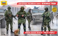 Modern Russische Infanterie Soldaten Figuren Plastikbausatz 1:35 Modell Zvezda