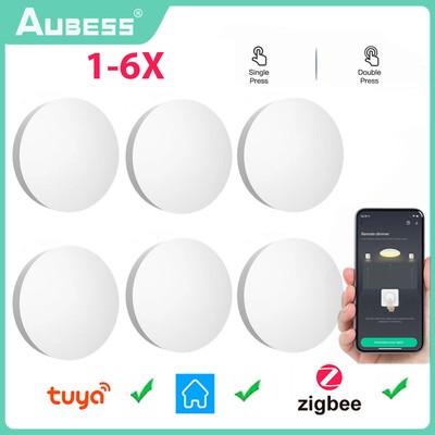 Tuya Zigbee Remote Mini Wireless Scene Switch DIY Smart Automation Scenario lot