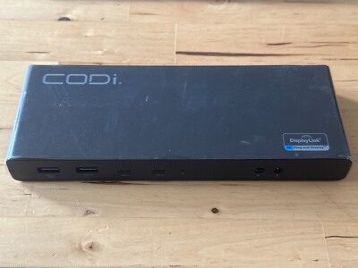 CODi USB-C Dual 4K Universal Dock A01200 No Power Cord or Accessories