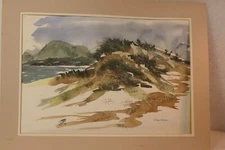 ARTIST EILEEN JOHNSON WATERCOLOR LANDSCAPE MODERN