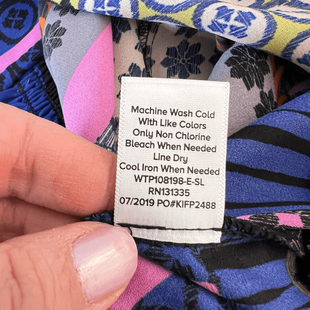 Peyton Jenson Evereve Cora patchwork colorful wra… - image 13