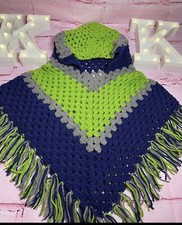 HANDMADE CROCHET TODDLER SWEATER PONCHO