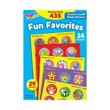 Stinky Stickers Multicolor Assorted Scratch and Sniff 435 Stickers 8 Scents