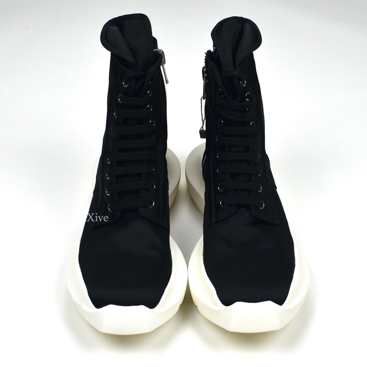 NWT $790 Rick Owens DRKSHDW Army Sneaker Boot Black Milk NWT $790 Rick Owens DRKSHDW Army Sneaker Boot Black Milk