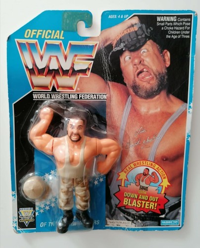 Luke Bushwhackers moc wwf wwe hasbro series 10...