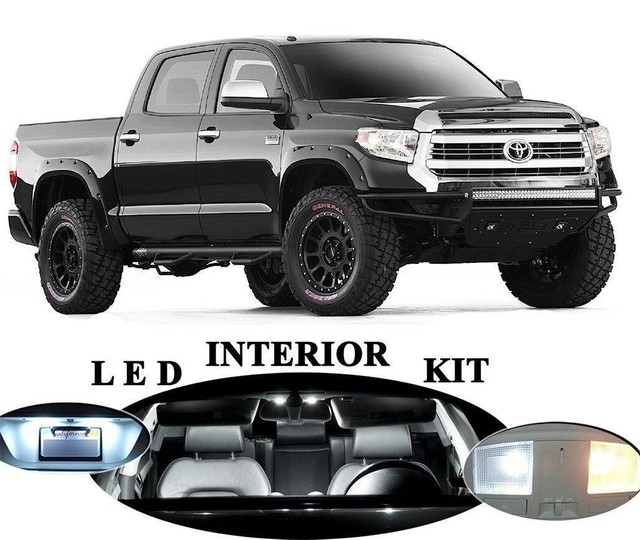Fits 2007-2014 Toyota Tundra Interior LED Light Bulbs 6000K White 18x