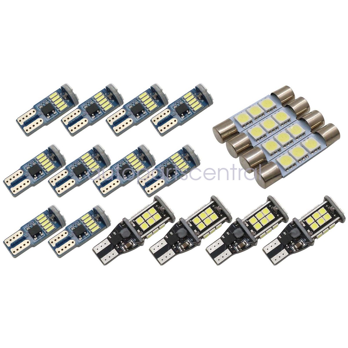 Kit 18 LED Bianchi Per Interni Toyota Tundra 2007-2021 - Sostituzione Diretta Soillar - Foto 5